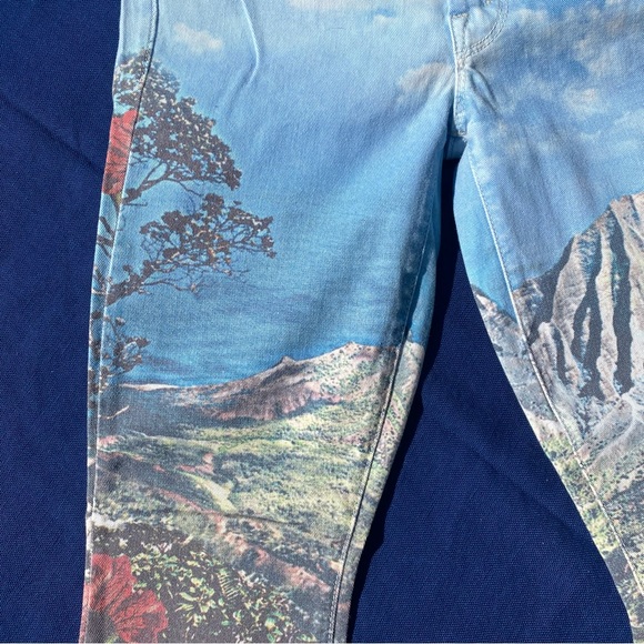 MOTHER High Waisted Looker Ankle ✨A Day in Paradise 🌺 - Picture 5 of 16